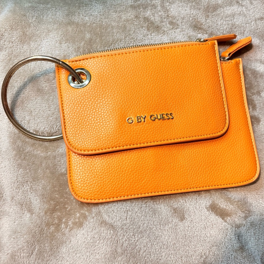 G by Guess Bold Orange Wristlet